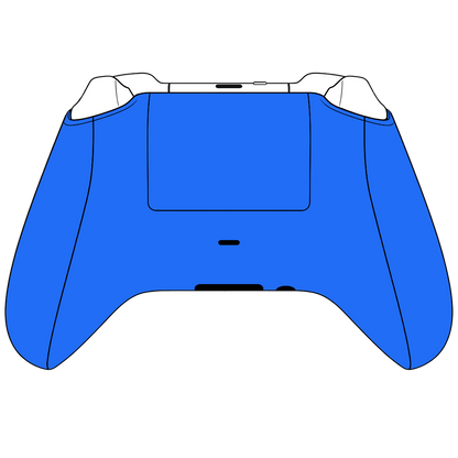 Custom Airbrushed Controller Microsoft Xbox Series X - Xbox One S - Power Rangers Morphin Time Blue