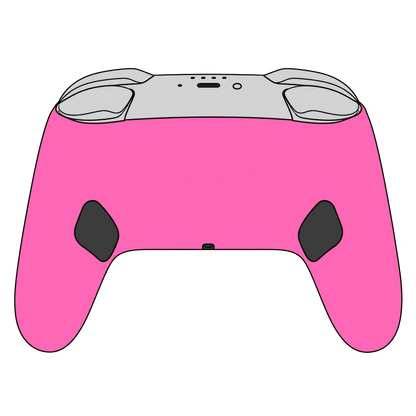 Custom Airbrush Painted Controller Nintendo Switch 2 Two - Power Rangers Morphin Time Pink