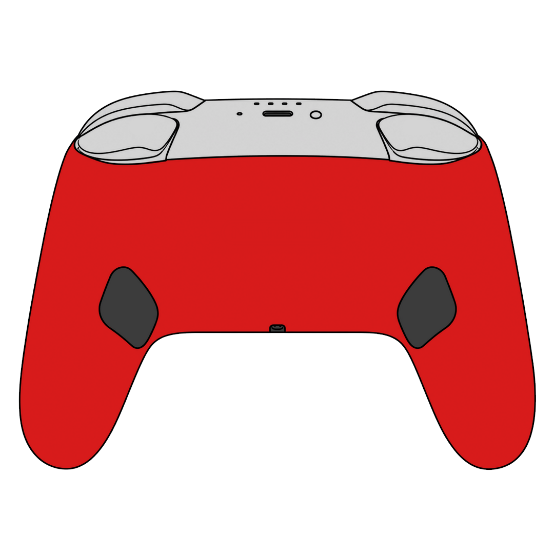 Custom Airbrush Painted Controller Nintendo Switch 2 Two - Power Rangers Morphin Time Red