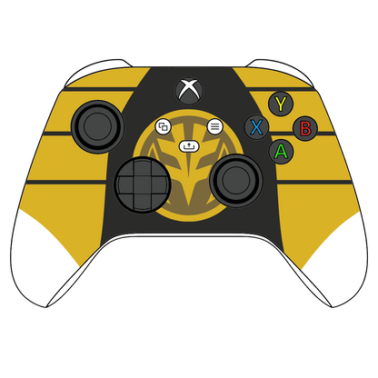 Custom Airbrushed Controller Microsoft Xbox Series X - Xbox One S - Power Rangers Morphin Time White