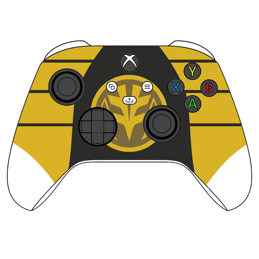Custom Airbrushed Controller Microsoft Xbox Series X - Xbox One S - Power Rangers Morphin Time White