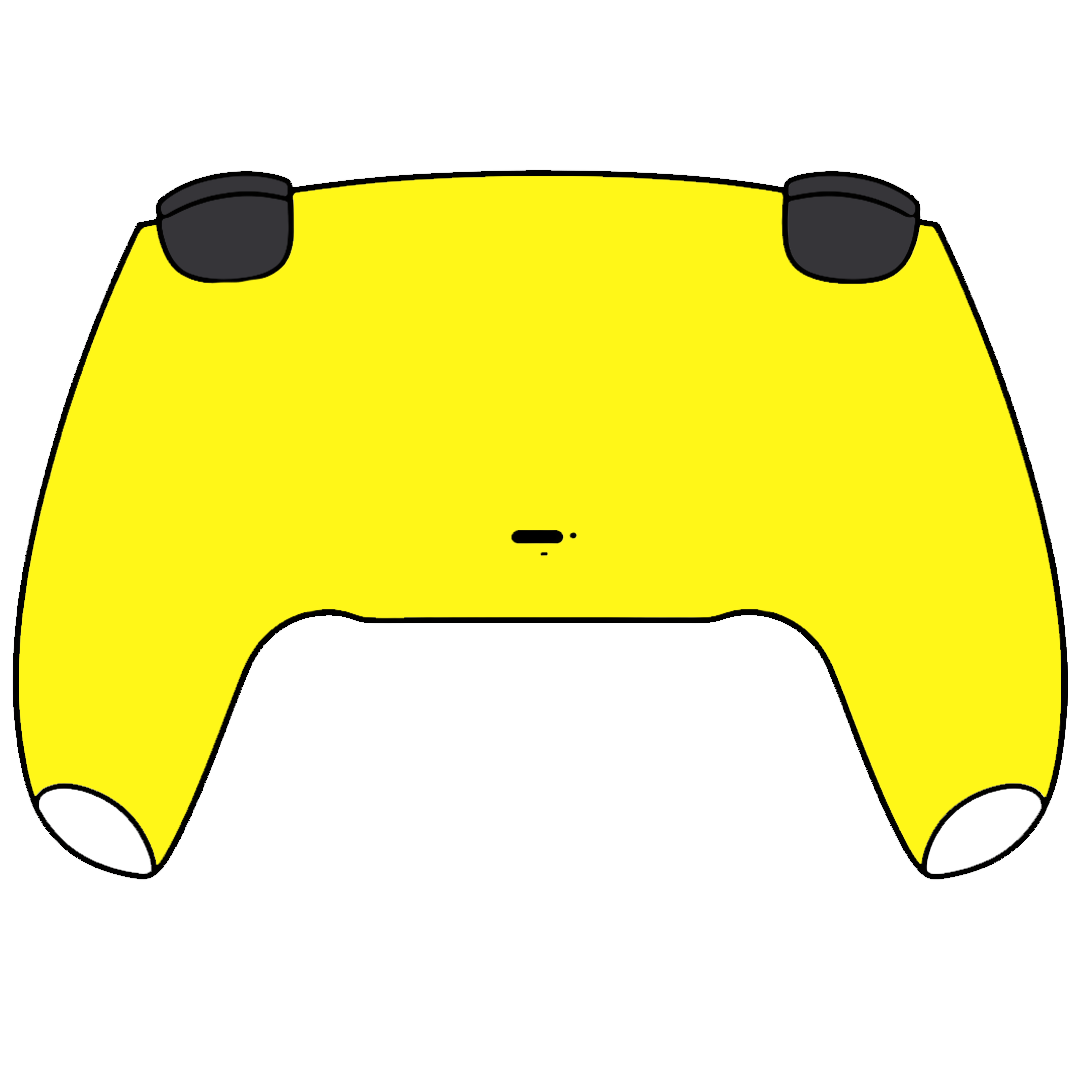 Custom Controller Sony Playstation 5 PS5 - Power Rangers Morphin Time Yellow