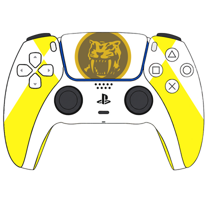 Custom Controller Sony Playstation 5 PS5 - Power Rangers Morphin Time Yellow