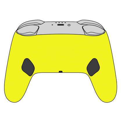 Custom Airbrush Painted Controller Nintendo Switch 2 Two - Power Rangers Morphin Time Yellow