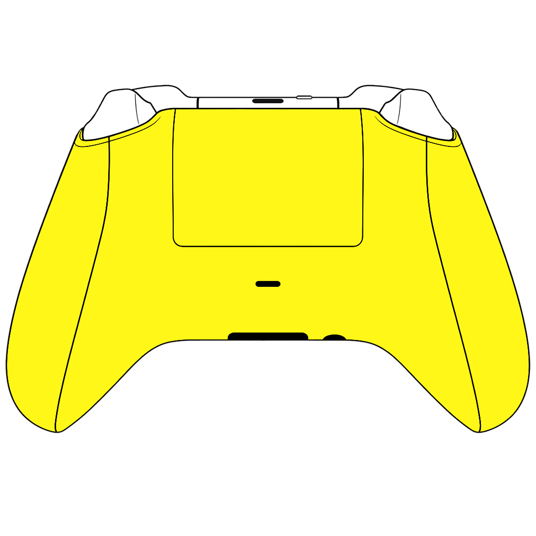 Custom Airbrushed Controller Microsoft Xbox Series X - Xbox One S - Power Rangers Morphin Time Yellow