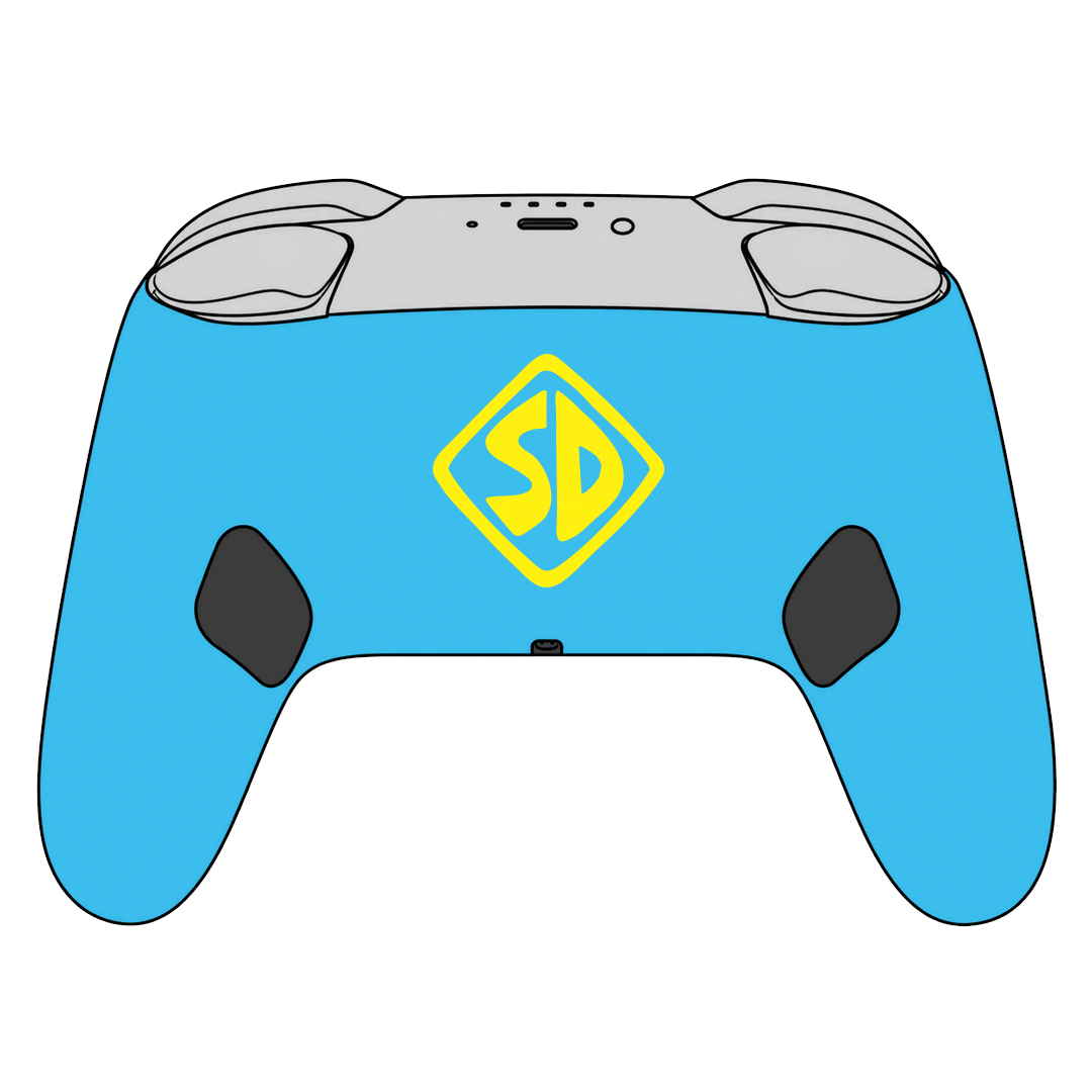 Custom Airbrush Painted Controller Nintendo Switch 2 Two - Scooby Snack The Gang Mystery Machine Van ScoobyDoo Shaggy Fred Velma Daphne