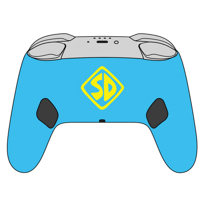 Custom Airbrush Painted Controller Nintendo Switch 2 Two - Scooby Snack The Gang Mystery Machine Van ScoobyDoo Shaggy Fred Velma Daphne