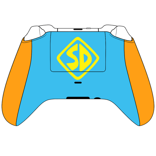 Custom Airbrush Controller Microsoft Xbox Series X - Xbox One S - Scooby Snack The Gang Mystery Machine Van ScoobyDoo Shaggy Fred Velma Daphne