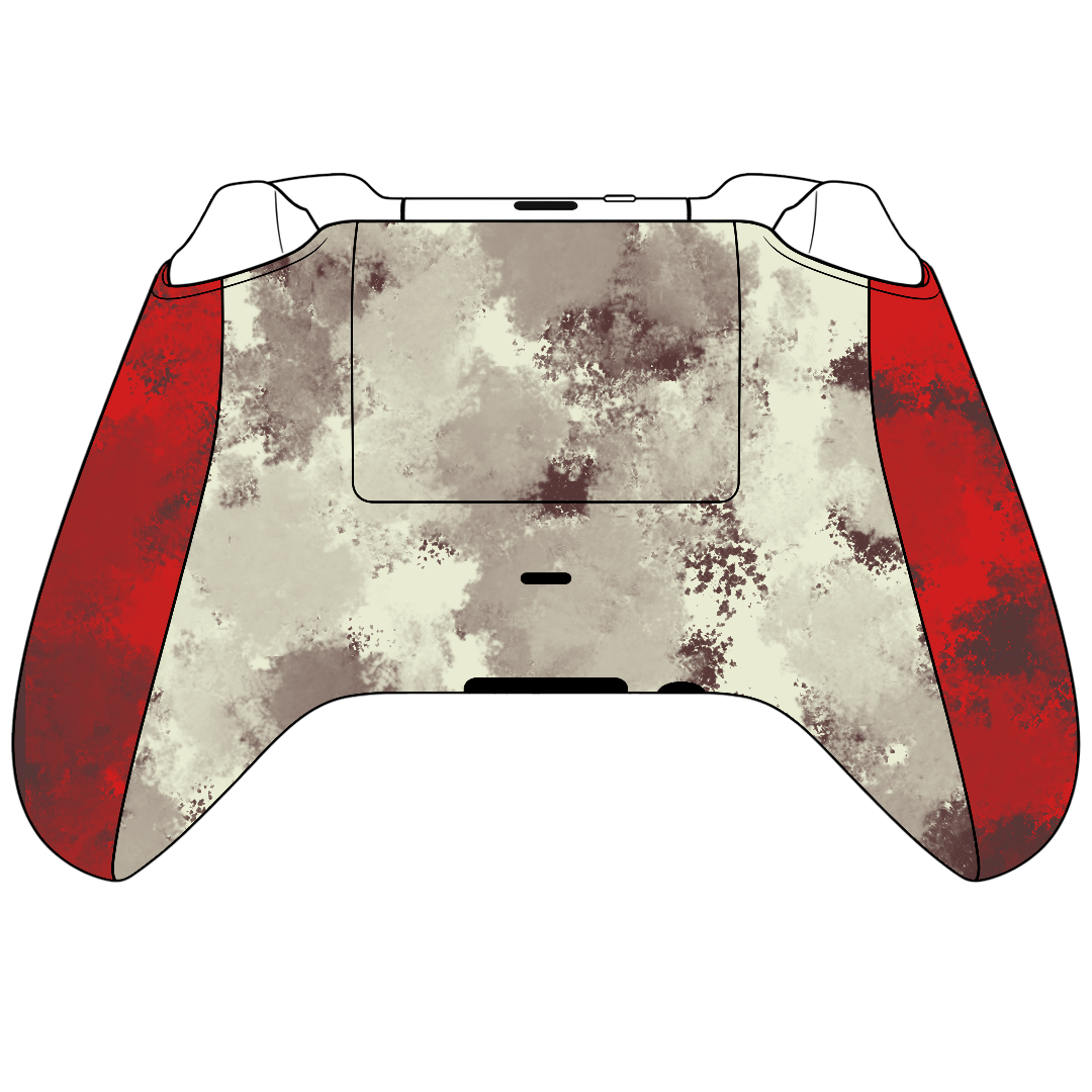 Custom Controller Microsoft Xbox Series X - Xbox One S - Nuka Cola Fallout Soda Post Apocalypse Red Cream Retro Vintage