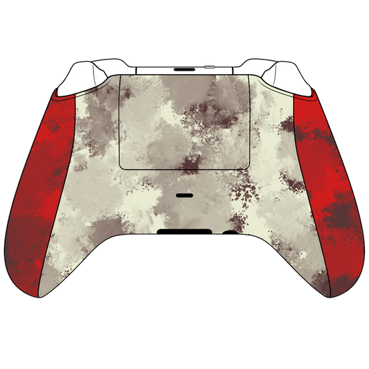 Custom Controller Microsoft Xbox Series X - Xbox One S - Nuka Cola Fallout Soda Post Apocalypse Red Cream Retro Vintage