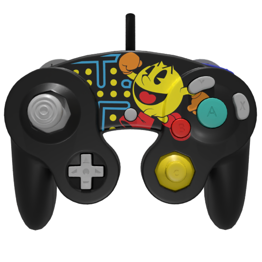 Custom Controller Nintendo Gamecube - Super Smash Bros Pac Man Namco