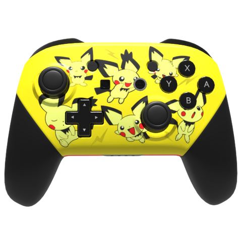 Custom Controller Nintendo Switch Pro - Super Smash Bros Pichu Pokemon