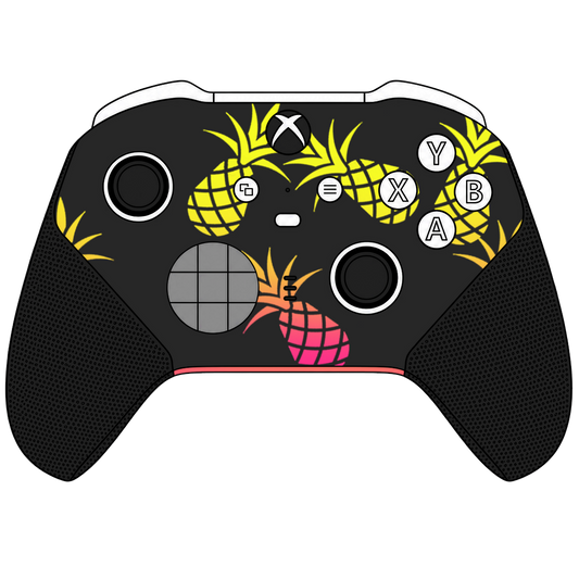 Custom Controller Microsoft Xbox One Series 2 Elite - Pineapple Express Summer Time Ombre Fade Fruit