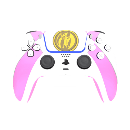 Custom Controller Sony Playstation 5 PS5 - Power Rangers Morphin time Pink