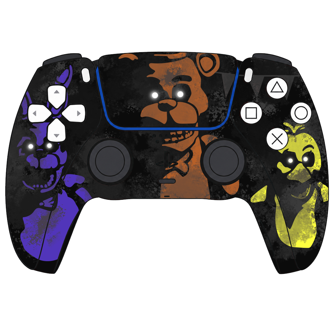 Custom Airbrush Painted Sony PlayStation 5 PS5 - FNAF Five Nights Freddie Springtrap Bonnie Foxy Markiplier