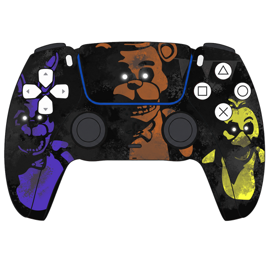 Custom Airbrush Painted Sony PlayStation 5 PS5 - FNAF Five Nights Freddie Springtrap Bonnie Foxy Markiplier
