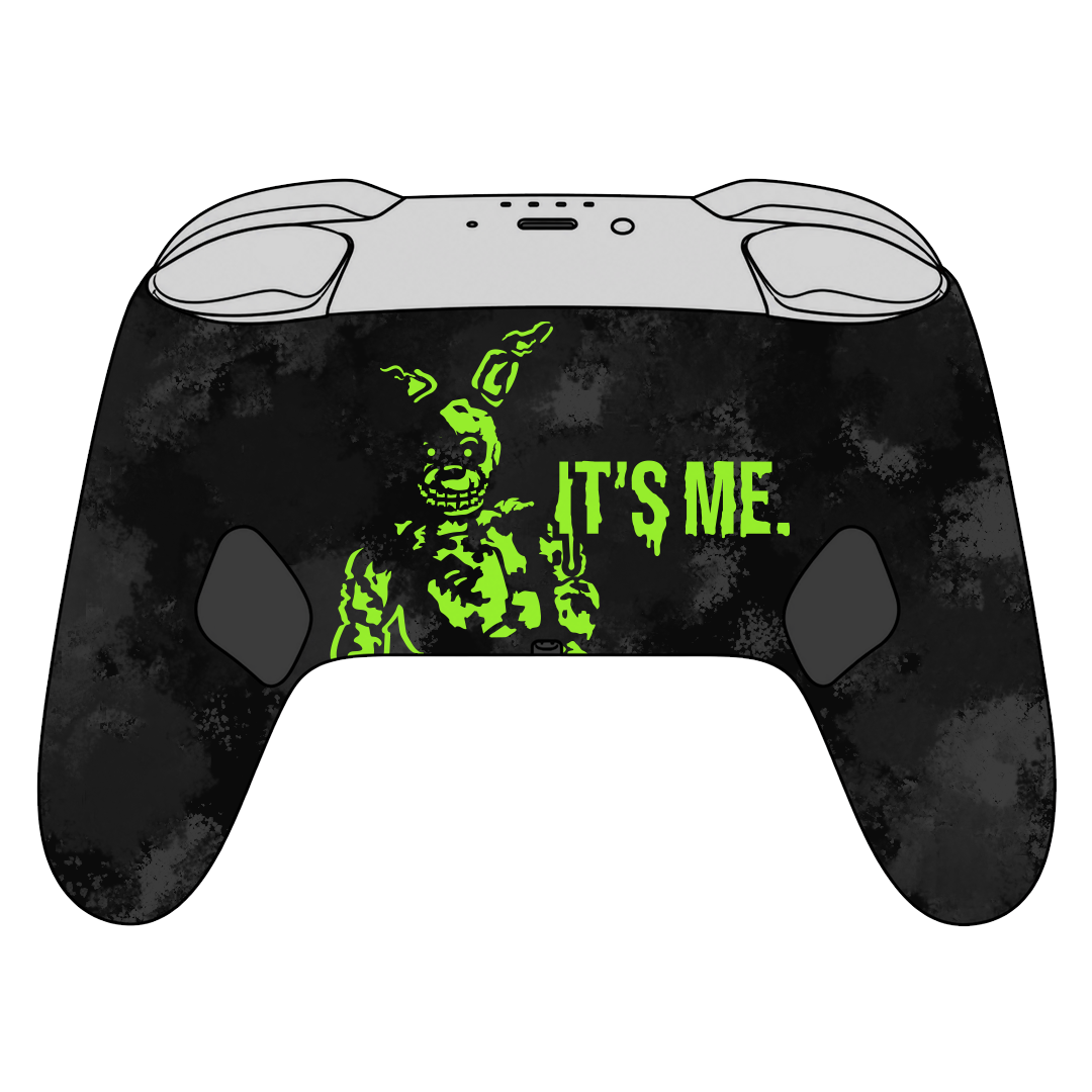 Custom Airbrush Painted Controller Nintendo Switch 2 Two - FNAF Five Nights Freddie Springtrap Bonnie Foxy Markiplier