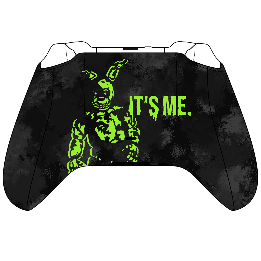 Custom Controller Microsoft Xbox Series X - Xbox One S - FNAF Five Nights Freddie Springtrap Bonnie Foxy Markiplier