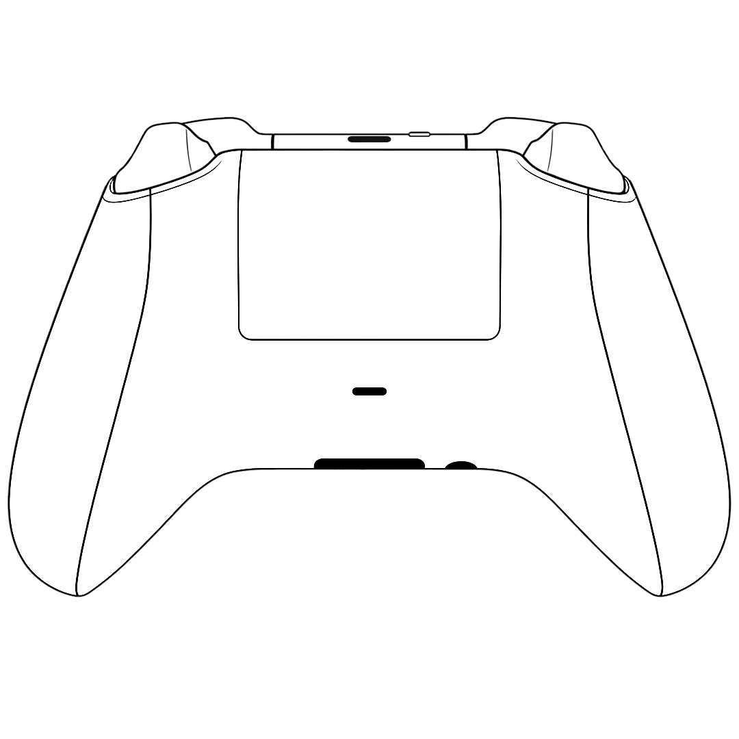 Custom Controller Microsoft Xbox Series X - Xbox One S - Droid R2 Plucky Blue Face