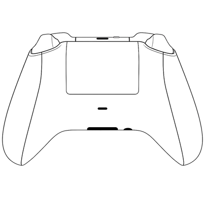 Custom Controller Microsoft Xbox Series X - Xbox One S - Droid R2 Plucky Blue Face
