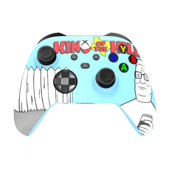 Custom Airbrush Controller Microsoft Xbox Series X - Xbox One S - King Hill Hank Bobby 
