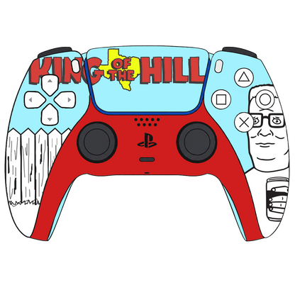 Custom Airbrush Painted Sony PlayStation 5 PS5 - King Hill Hank Bobby Propane