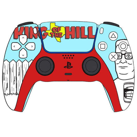 Custom Airbrush Painted Sony PlayStation 5 PS5 - King Hill Hank Bobby Propane