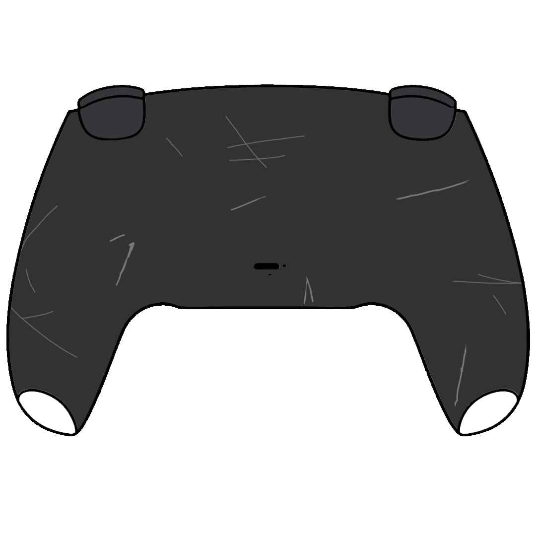 Custom Airbrush Controller Sony PlayStation 5 PS5 - Punisher Superhero Skull Black White 