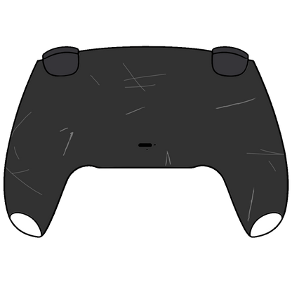 Custom Airbrush Controller Sony PlayStation 5 PS5 - Punisher Superhero Skull Black White 