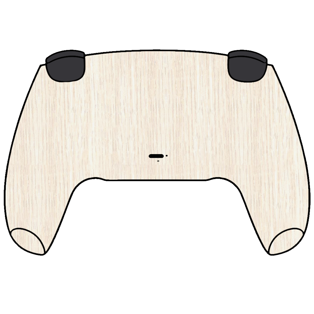 Custom Airbrushed Controller Sony Playstation 5 PS5 - Purewood Wood Pine Grain 