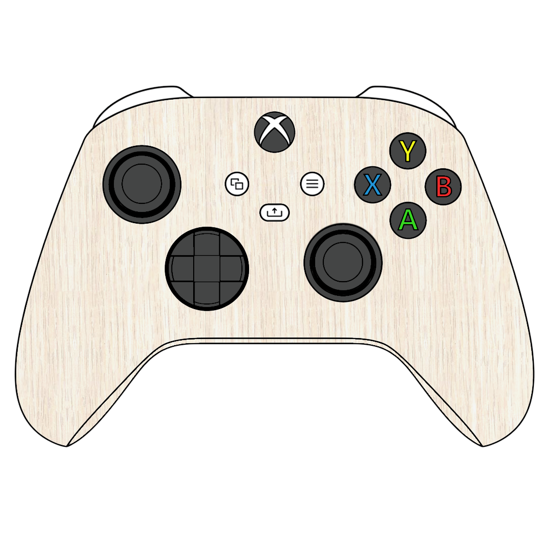 Custom Controller Microsoft Xbox Series X - Xbox One S - Purewood Wood Pine Grain