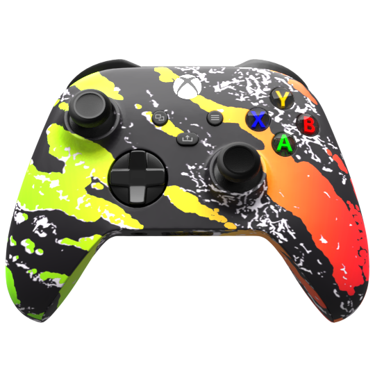Rasta Splatter – Xbox Series X | One S – Custom Controller Shell Only ...