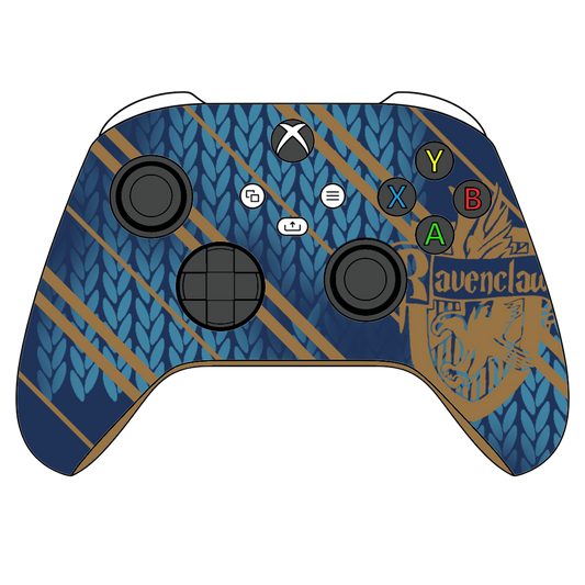 Custom Airbrush Controller Microsoft Xbox Series X - Xbox One S - Harry Potter House Ravenclaw