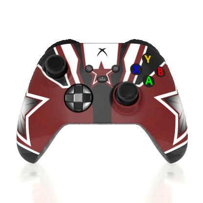 Custom Airbrushed Controller Microsoft Xbox Series X - Xbox One S - Super Hero Red Guardian Marvel Thunderbolts