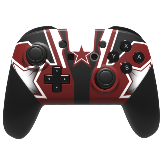 Red Cipher Pro Controller Red Guardian – Nintendo Switch Pro – Custom Controller – Controller Chaos