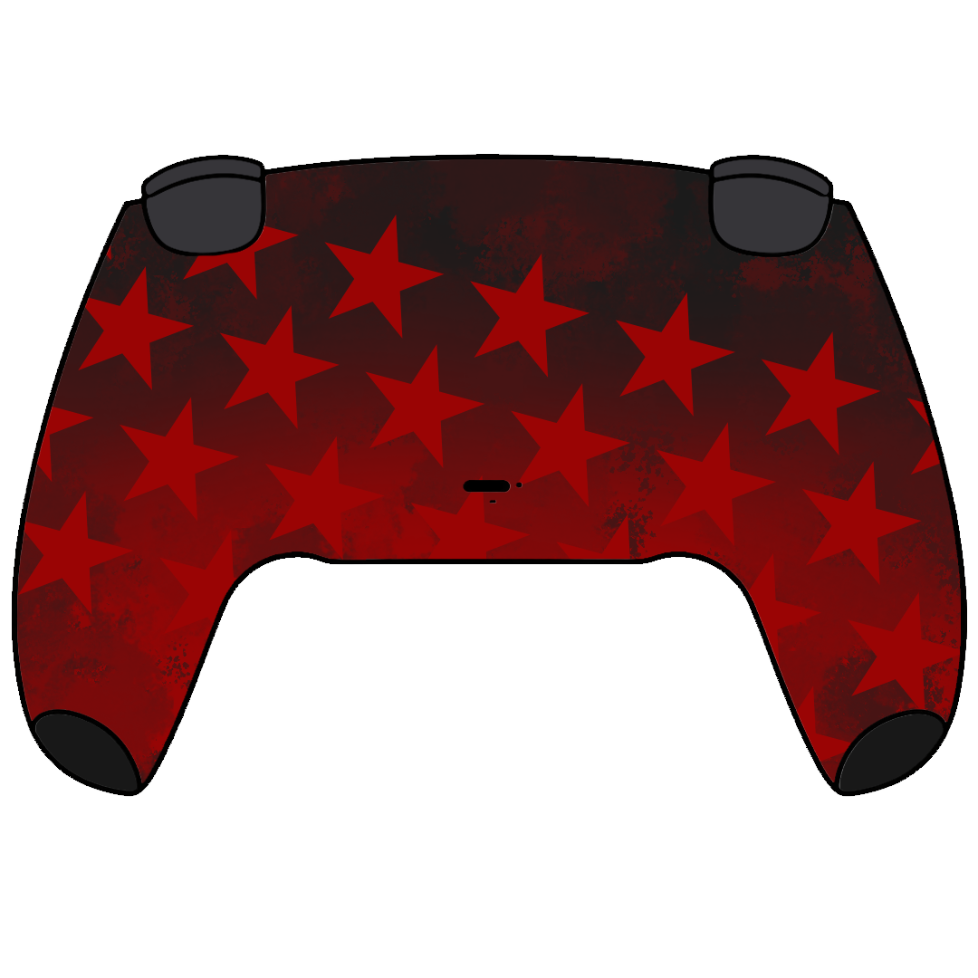 Custom Airbrush Controller Sony Playstation 5 PS5 - Red Revolver RDR Red Dead Redemption