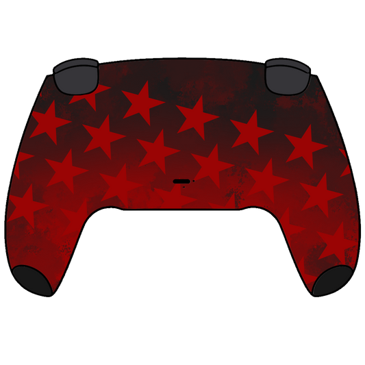 Custom Airbrush Controller Sony Playstation 5 PS5 - Red Revolver RDR Red Dead Redemption