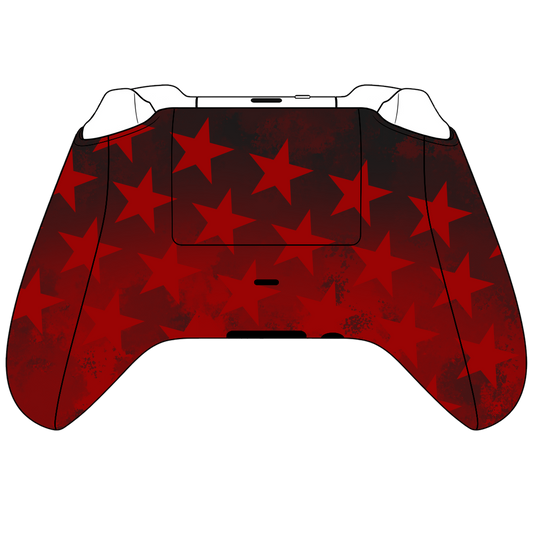 Custom Airbrush Controller Microsoft Xbox Series X - Xbox One S - Red Revolver RDR Red Dead Redemption
