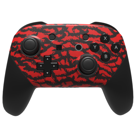 Red Cipher Pro Controller Red Tiger – Switch Pro – Custom Controller | Controller Chaos