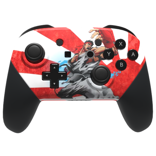 Custom Controller Nintendo Switch Pro - Super Smash Bros Street Fighters Ryu