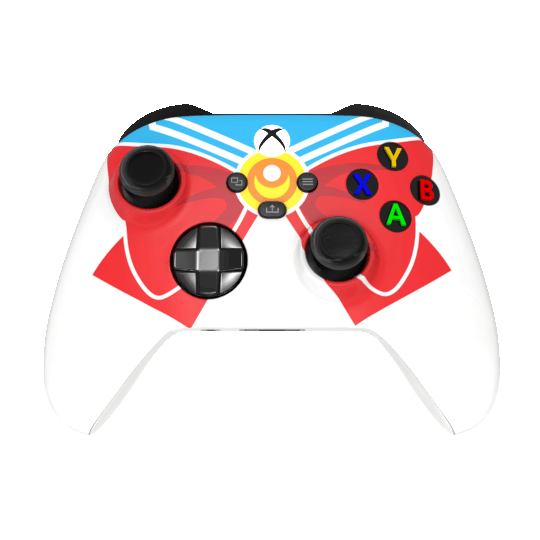 Custom Airbrush Controller Microsoft Xbox Series X - Xbox One S - Sailor Moon Anime Girl Ribbon Japanese