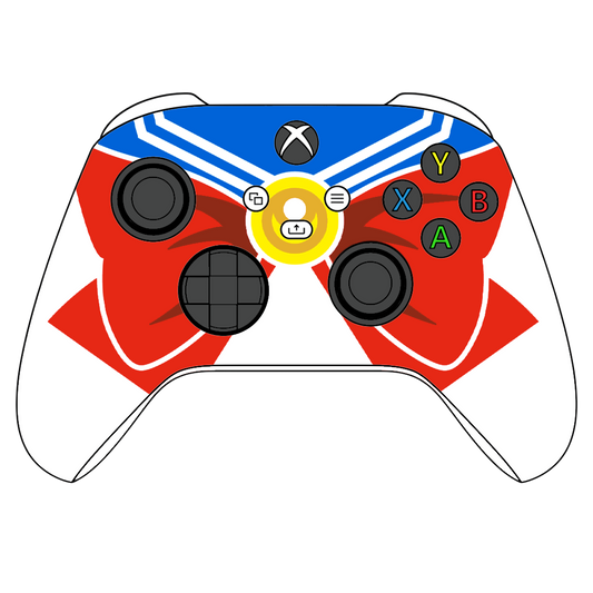 Custom Airbrush Controller Microsoft Xbox Series X - Xbox One S - Sailor Moon Anime Girl Ribbon Japanese