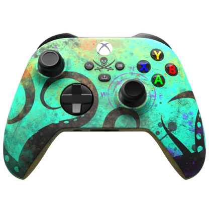 Custom Controller Microsoft Xbox Series X - Xbox One S - Sea of Thieves The Kraken Ocean Pirates