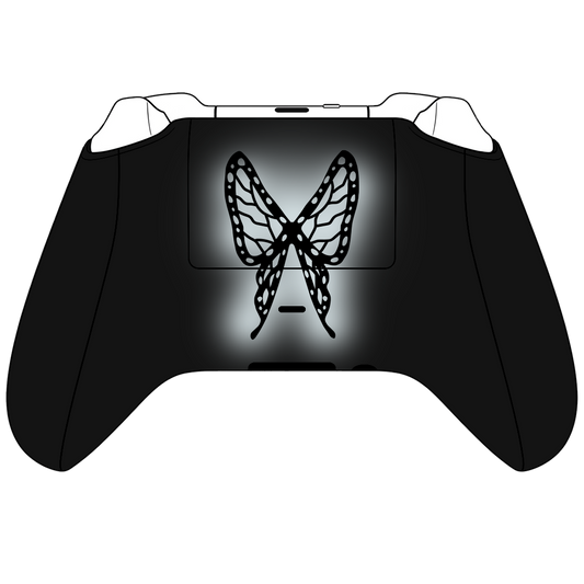 Custom Airbrush Controller Microsoft Xbox Series X - Xbox One S -- Anime Demon Slayer Shinobu Butterfly