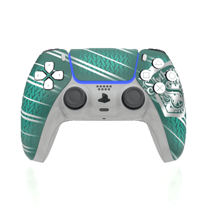 Custom Controller Sony Playstation 5 PS5 - Harry Potter House Slytherin