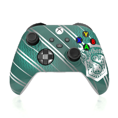 Custom Controller Microsoft Xbox Series X - Xbox One S - Harry Potter House Slytherin