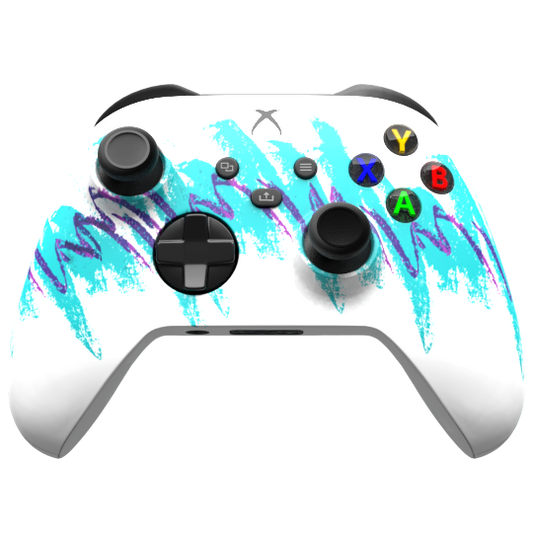 Custom Controller Microsoft Xbox Series X - Xbox One S - Solo Jazz 92 Retro Wavelength