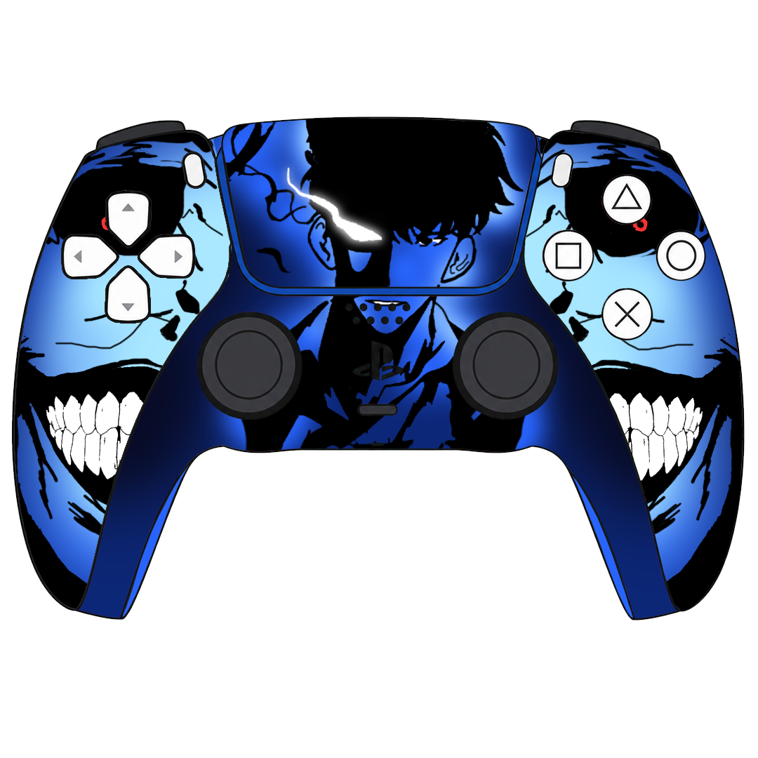 Custom Airbrush Painted Sony PlayStation 5 PS5 - Anime Manhwa Comic Korean Shonen RPG Monsters