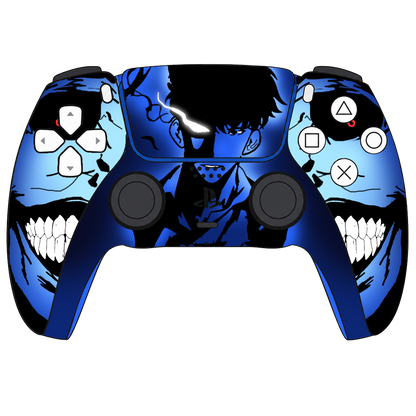 Custom Airbrush Painted Sony PlayStation 5 PS5 - Anime Manhwa Comic Korean Shonen RPG Monsters