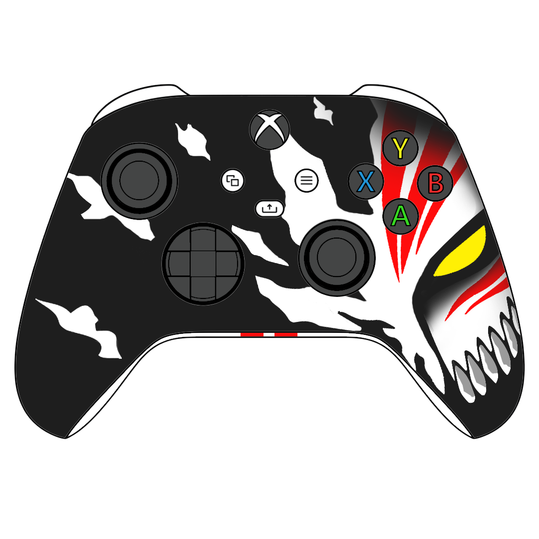 Custom Airbrush Controller Microsoft Xbox Series X - Xbox One S - Anime Soul Reaper Bleach